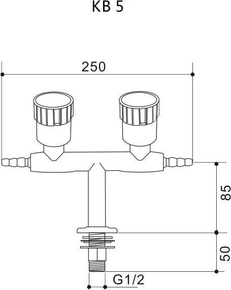 Lab Gas Tap Size 1