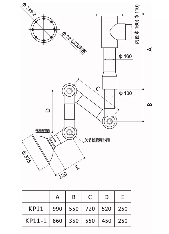 PP Lab Universal Extraction Hood Size